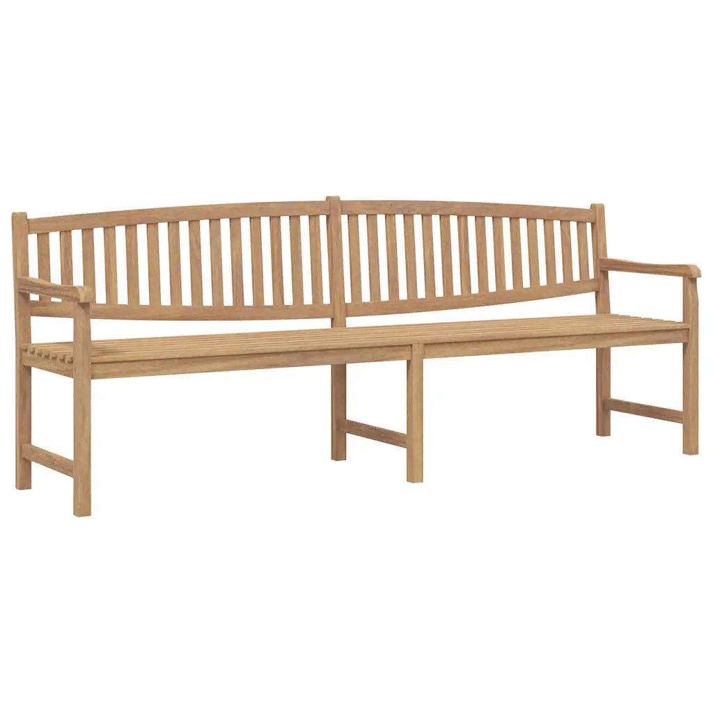 Panca da Giardino 228x59,5x90 cm in Legno Massello di Teak 364411