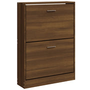 Scarpiera | Mobile per scarpe Rovere Marrone 59x17x81 cm in Legno Multistrato