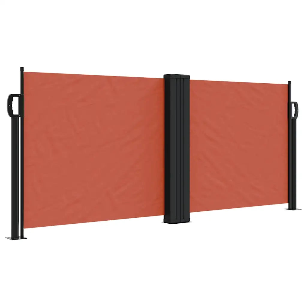 Tenda da Sole Laterale Retrattile-Tenda parasole per giardino Terracotta 100x600 cm