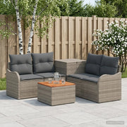 Set di divani 6 pz Grigio e Grigio Scuro 3447140
