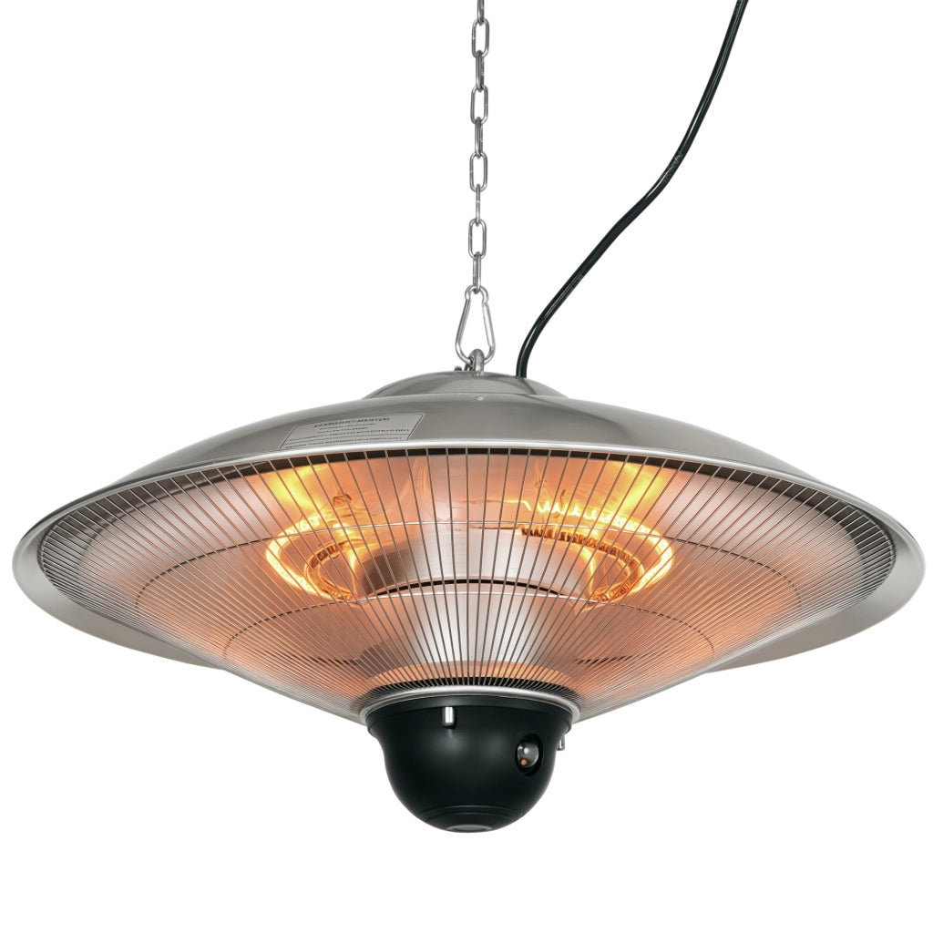 Calefactor a Infrarossi da Esterno ¨C zephmum ¨C ?58.5x33 cm 1010/2210W Grigio