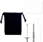 Kit di tappezzeria mini - Incluso cucchiaio/coltello/cassetta di stoccaggio - Plastica/Metallo - Nero/Bianco/Argento - Completo di attrezzi di completamento