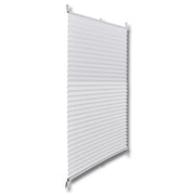 Tenda plissettata bianca 100 x 150 cm 4102186