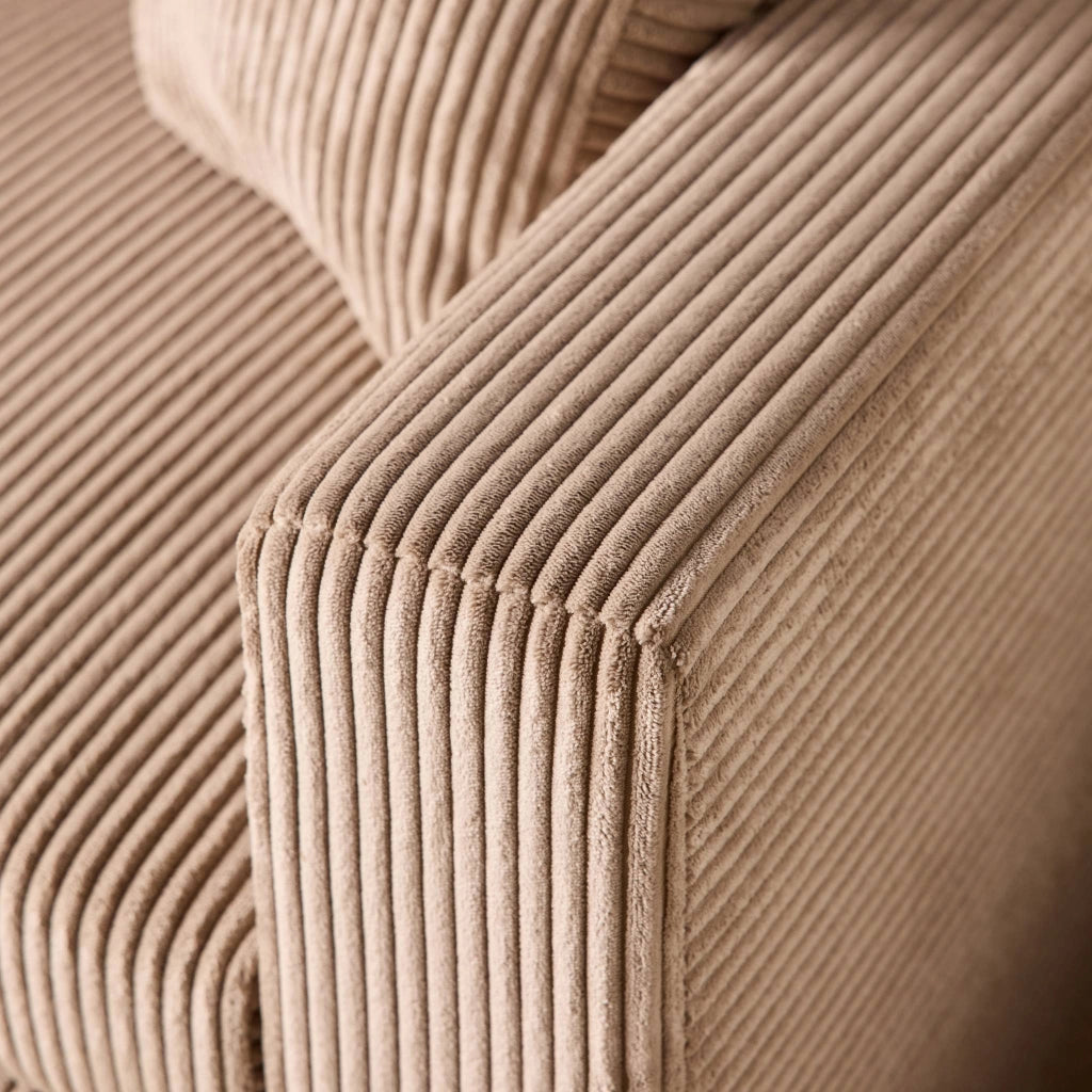 Divano letto angolare reversibile, 3 posti, beige grigio