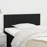 Testiera Nera 80x5x78/88 cm in Tessuto 346202