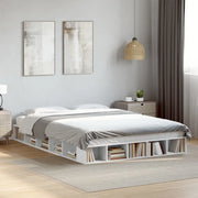 Giroletto-Struttura Letto Bianco 160x200 cm in Legno Multistrato 952088