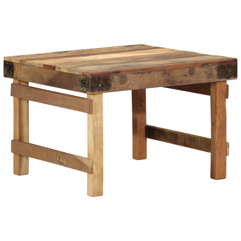 Tavolino da CaffÃ¨ 55x60x40 cm Legno Massello di Recupero