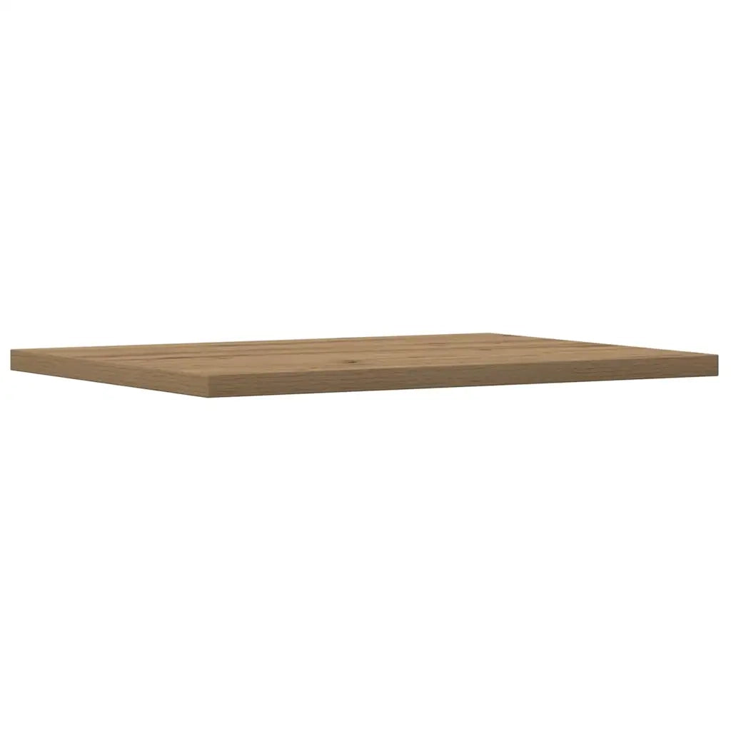 Ripiani per Libreria 4 pz Rovere 60x10x1,5 cm Legno Multistrato 856294