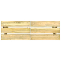 Panca da Giardino 110 cm in Legno di Pino Impregnato