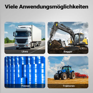 WilTec pompa autoadescante per trasferimento diesel gasolio 20 – 60 l/min 230 V 550 W