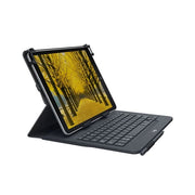 Logitech universal folio cover ipad o tablet con tastiera bluetooth wireless, per la maggior parte dei tablet da 9-10", ios, ‎android, windows, ‎italiano qwerty, nero - 920-008335
