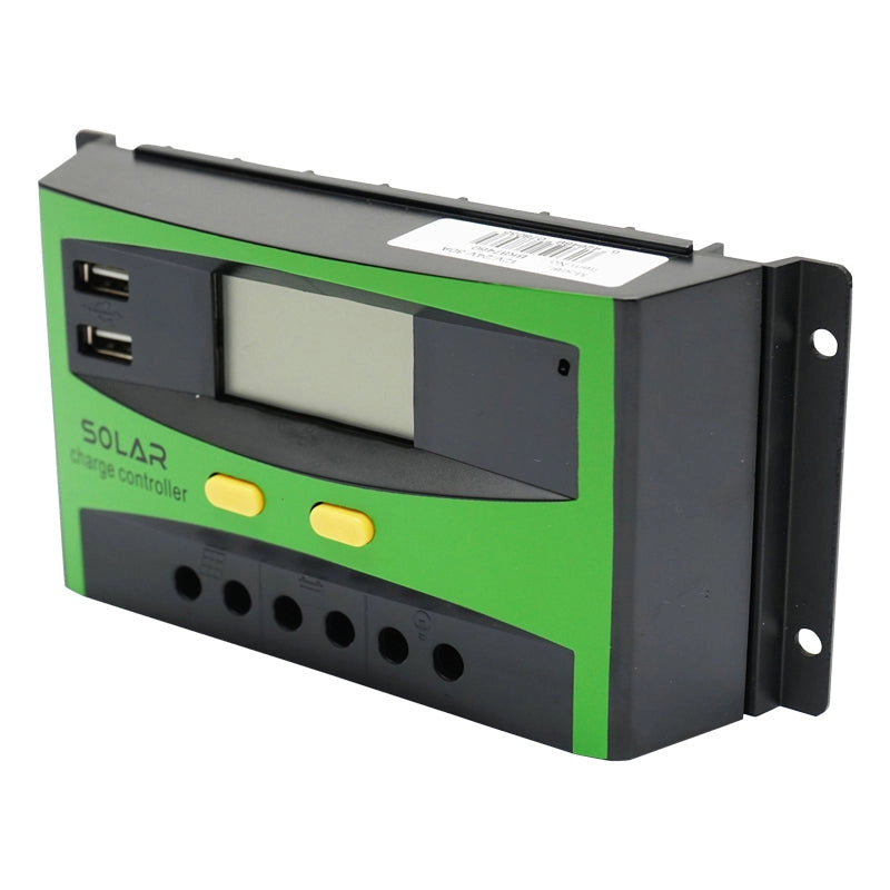 Regolatore di tensione per pannello solare 30A 12V/24V 2X porta USB Breckner Germany