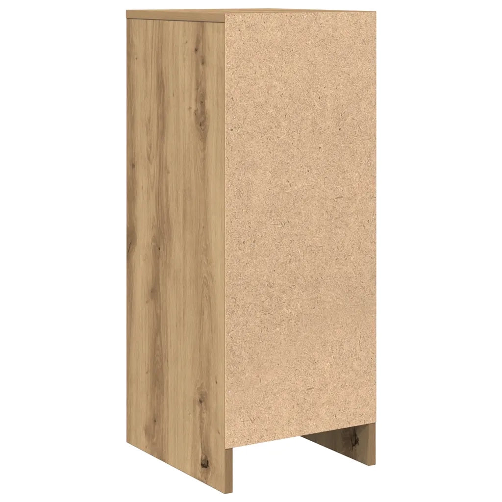 Credenza Rovere Artigianale 29,5x34x76 cm in Legno Multistrato