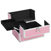 Valigia per Cosmetici 22x30x21 cm Rosa in Alluminio CFW8198624