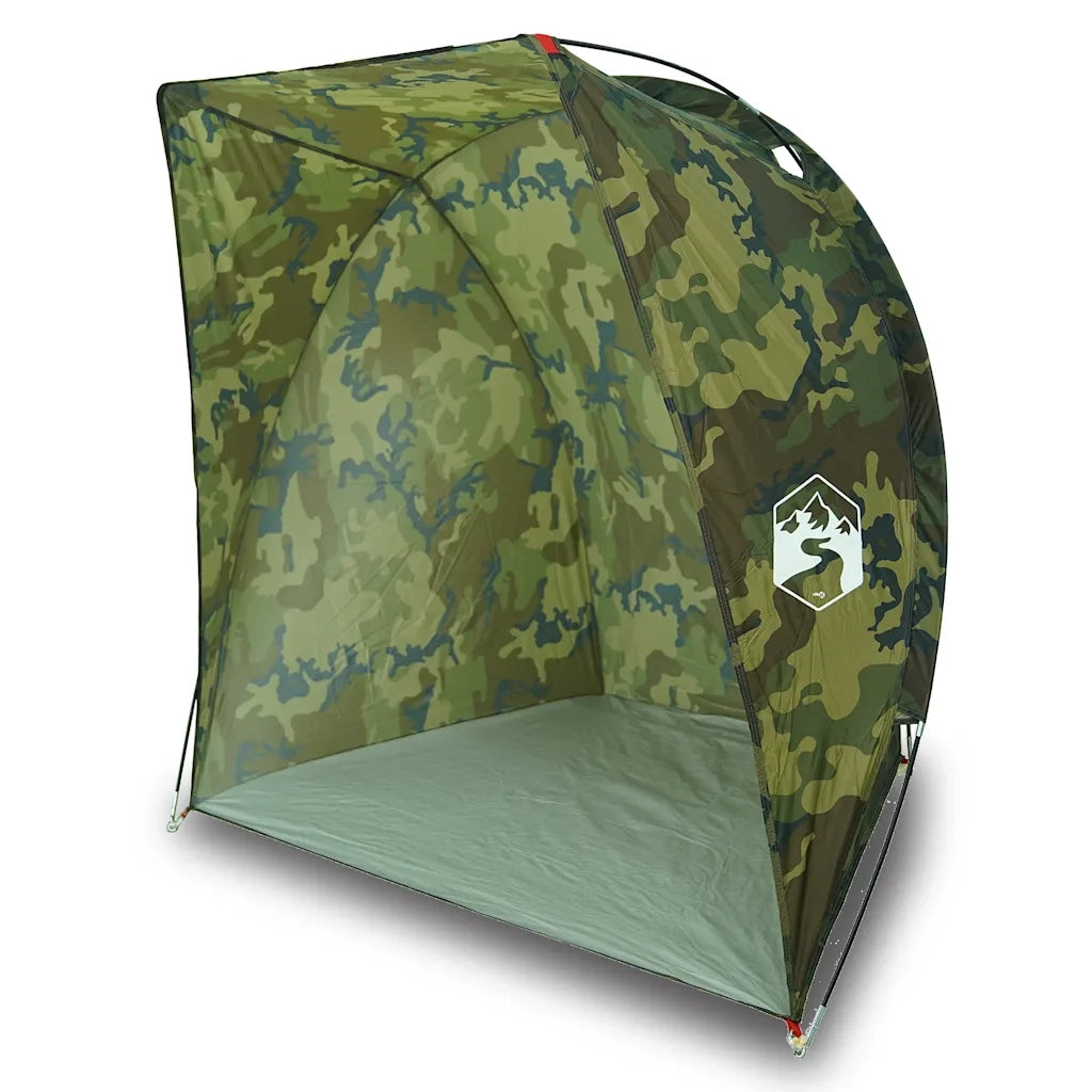 vidaXL Tenda da Pesca Mimetica Impermeabile