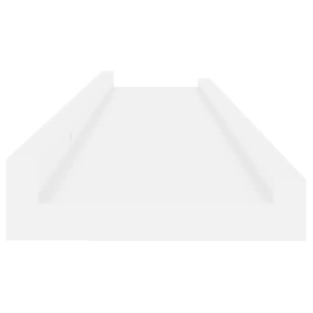 Mensole da Parete 2 pz Bianco Lucido 80x9x3 cm cod mxl 33527