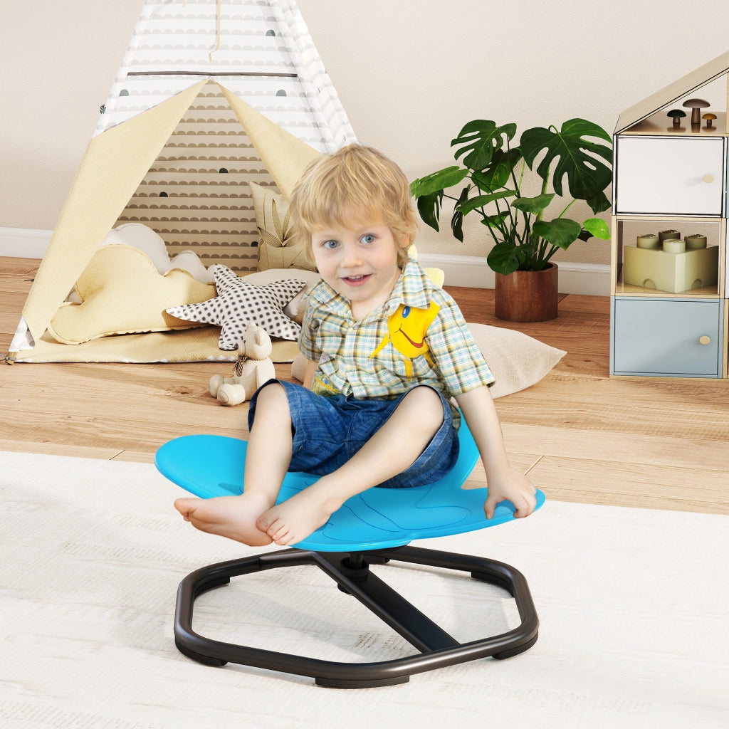 Sedia girevole per bambini a forma di farfalla ¨C zephmum ¨C blu