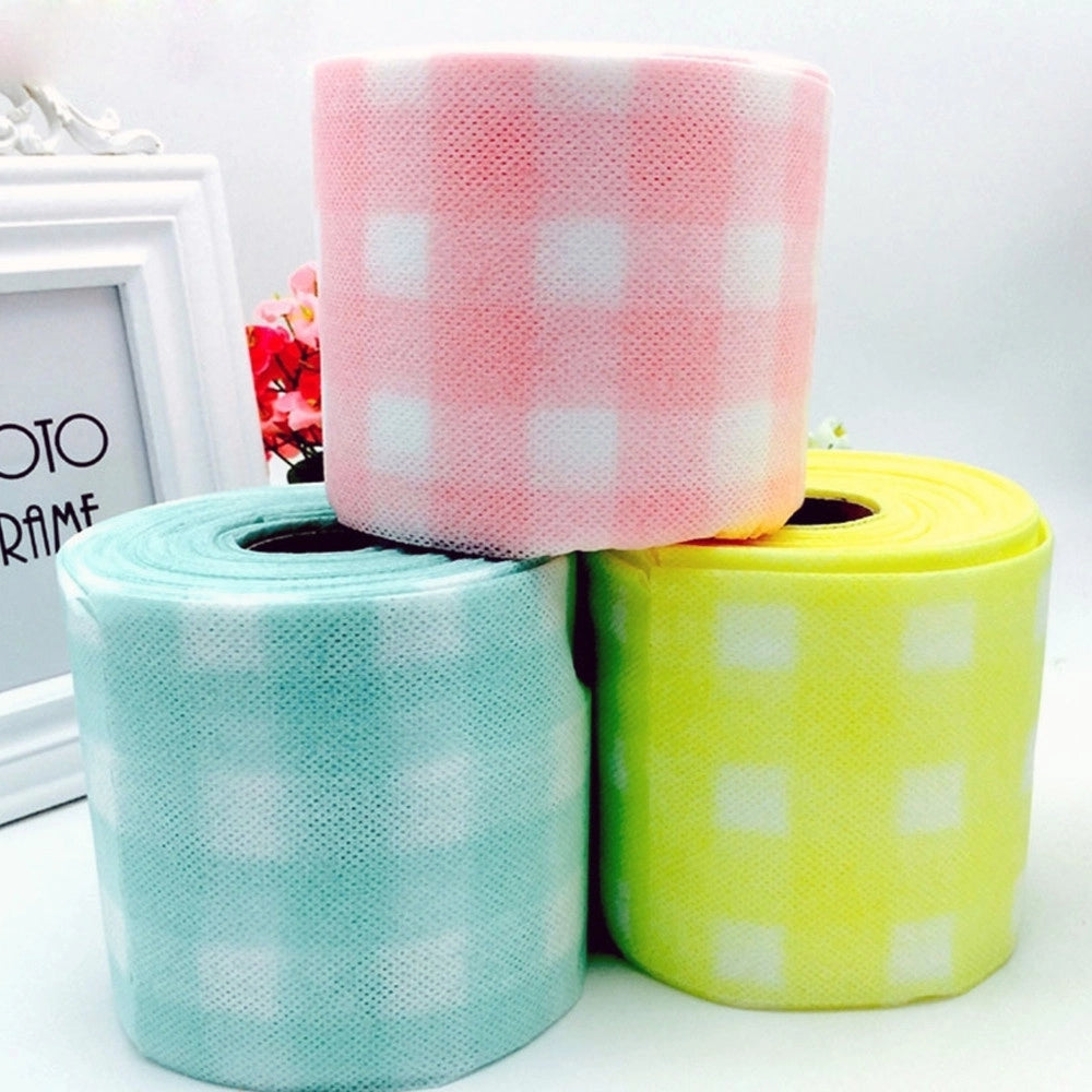 Trade Shop - Rotolo Salviette Asciugamano Cotone Usa E Getta Da Viaggio Monouso Pulizia Viso Trucco -
