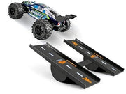 Impianto di Salto Premium in Plastica - Angoli di Inclinazione Regolabili - Set di Giochi per Stunt RC Auto - Duraturo - Configurazione di Salto Realistica - Acrobazie in Alto - Trampolino
