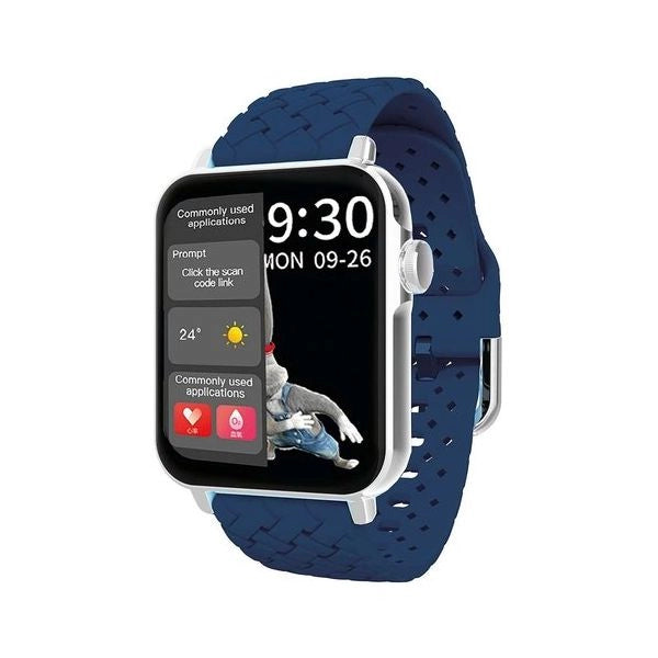 Smartwatch smarty sw035c08 classic blu e silver