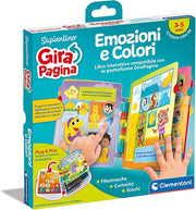 Sapientino - Girapagina Emozioni e Colori, Gioco Educativo Bambini 3-5 Anni, Libro Interattivo per Imparare a Leggere e