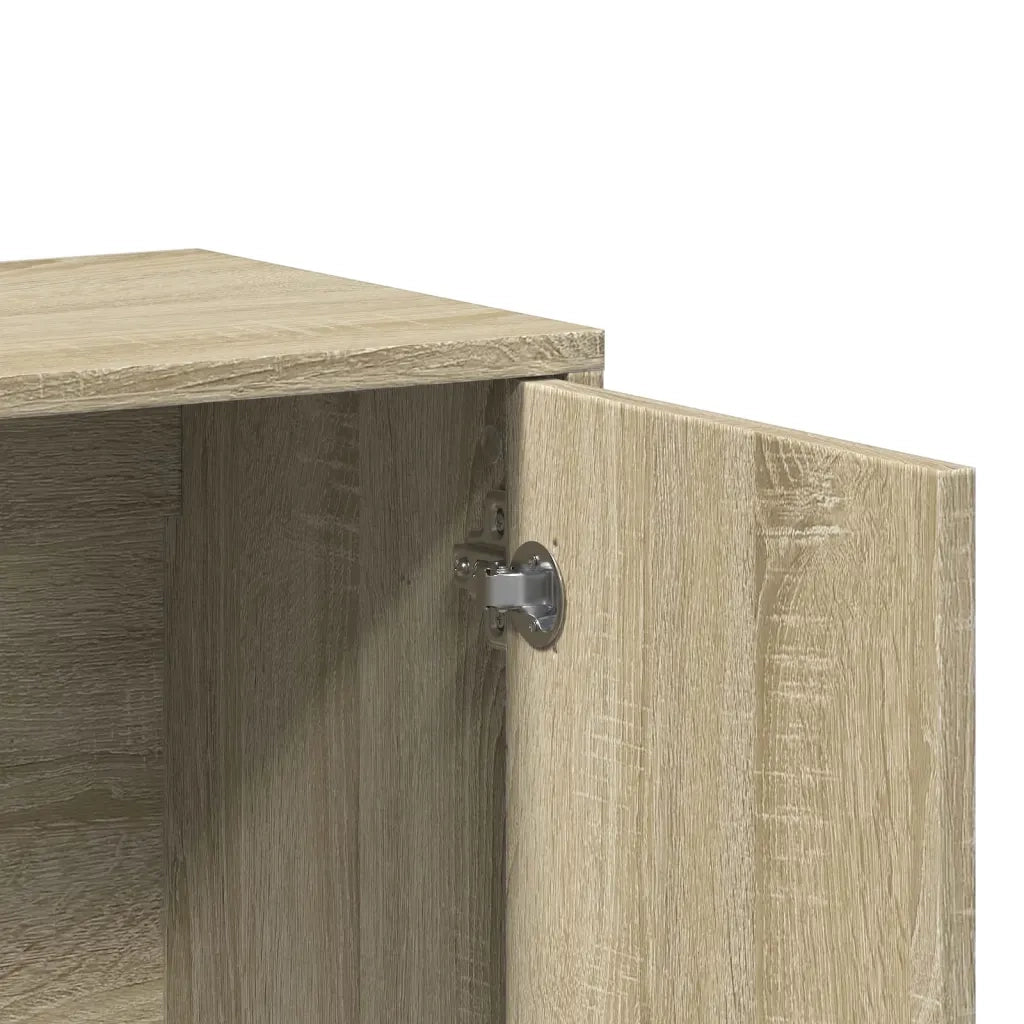 Credenze 2 pz | Madia | Buffet da pranzo | Armadio da pranzo Rovere Sonoma 60x31x70 cm in Legno Multistrato