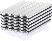 30 pezzi di magneti neodymium extra forti, 60 x 10 x 5 mm magneti autoadesivi magneti piani forza di attrazione forte magneti rettangolari magneti di terra rara grandi magneti per frigorifero