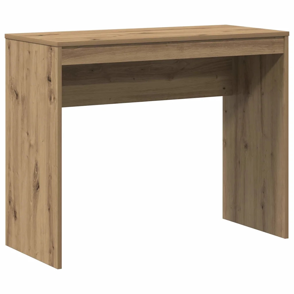 Scrivania Rovere Artigianale 90x40x72 cm in Legno Multistrato 855833