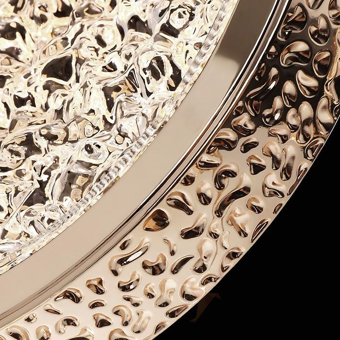 Lampadario A Sospensione In Cristallo Lhj106-1cp Light Rose Gold