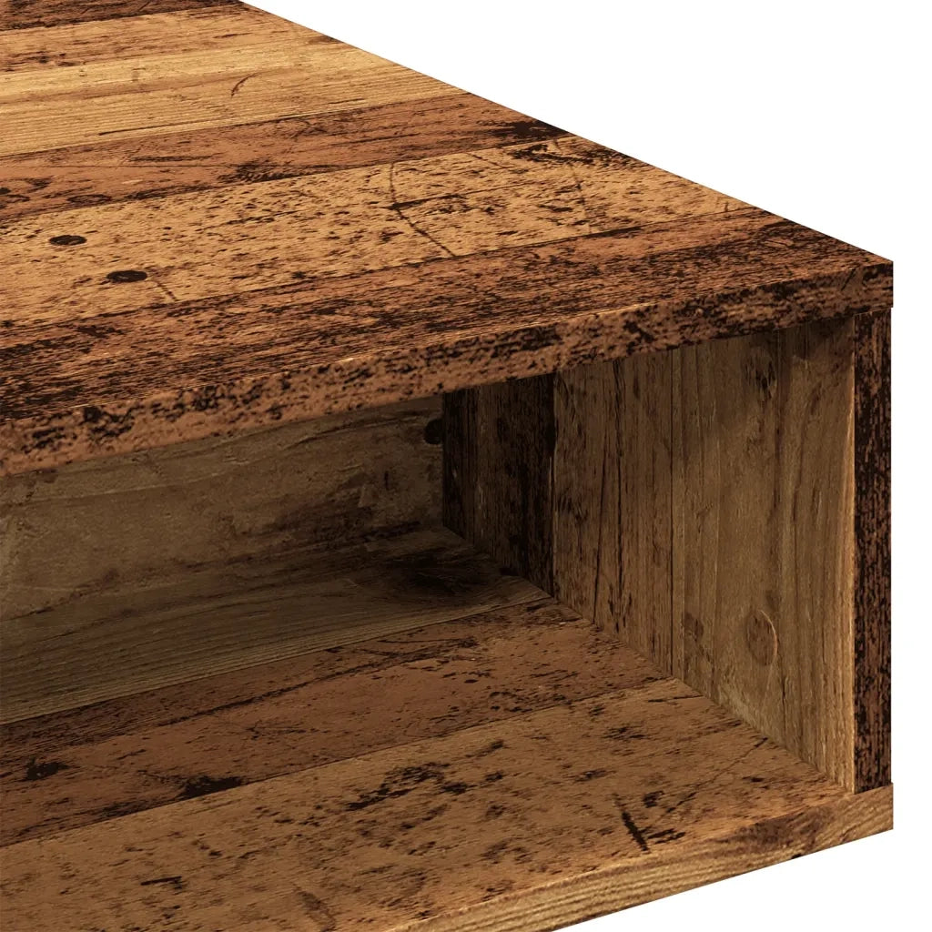 Tavolino da Salotto Legno Antico 105x55x32cm in Truciolato