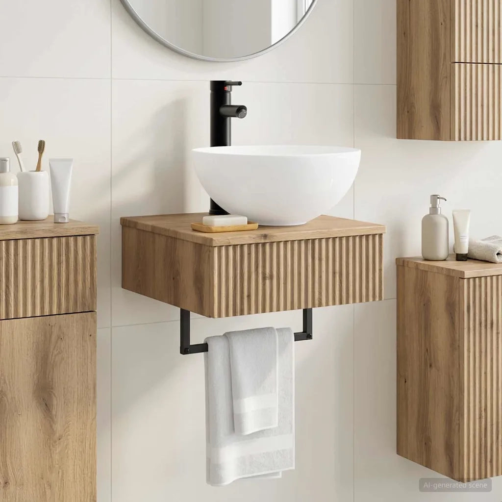 Lavabo da Parete Rovere Artigianale 40 x 41 x 40,5 cm