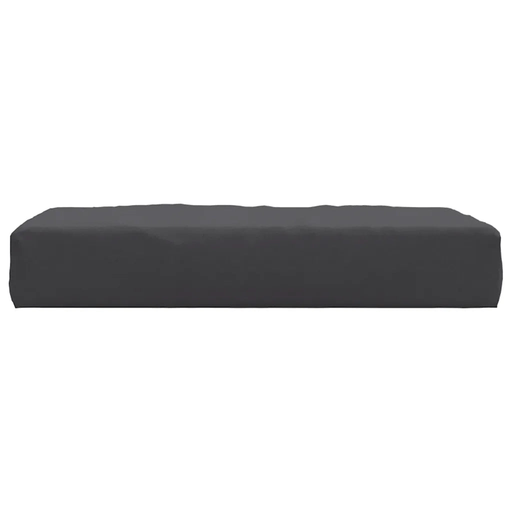 Cuscino per Pallet Nero 60x60x6 cm in Tessuto