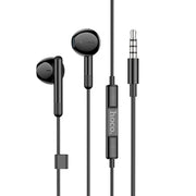 HOCO - AURICOLARI STEREO M93 - JACK 3,5 MM CON MICROFONO, 1,2 M - NERO