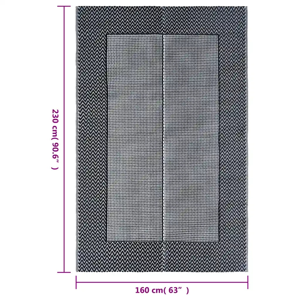 Tappeto da Esterni ARAKIL Grigio 160x230 cm in PP CFW9738363