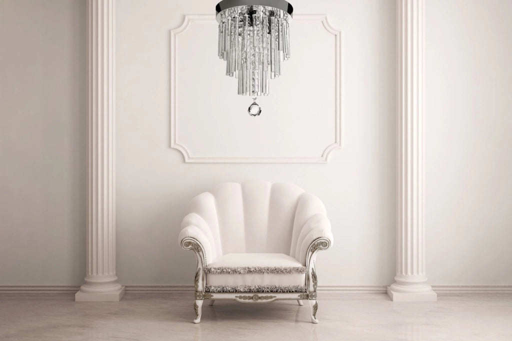 Lampada Cristallo Plafone APP787-3C