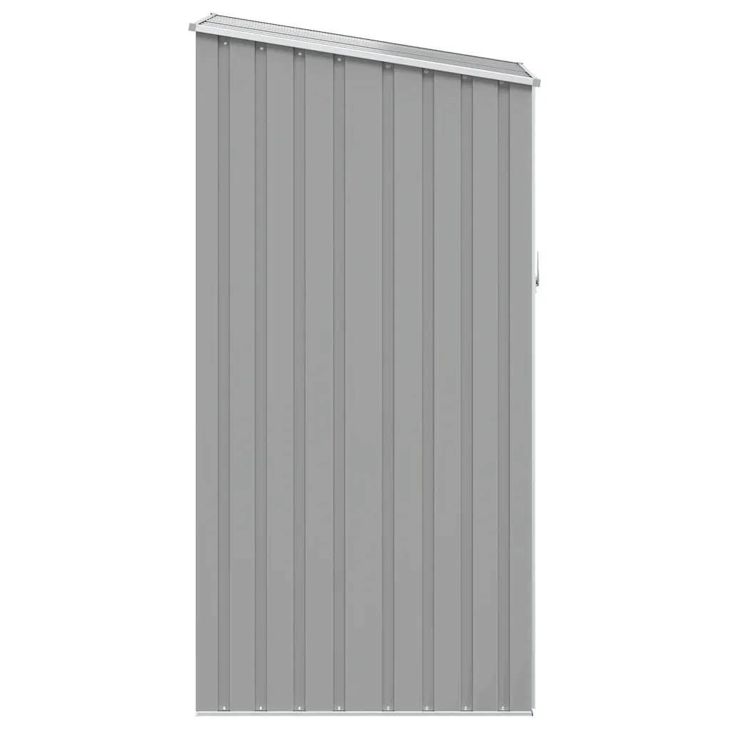 Capanno da Giardino-Casetta da Giardino Grigio 87x98x159 cm in Acciaio Zincato