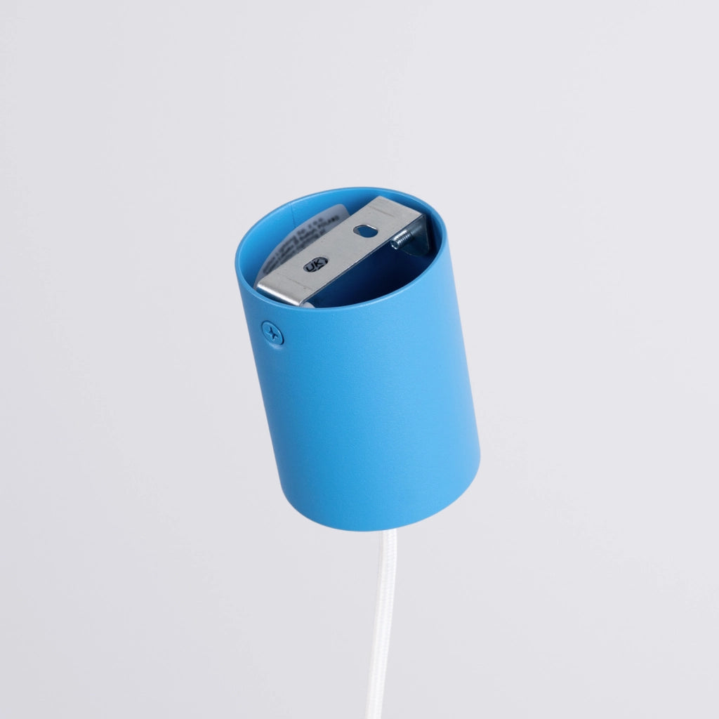 Lampada a sospensione AURA 1 azzurro Gx53