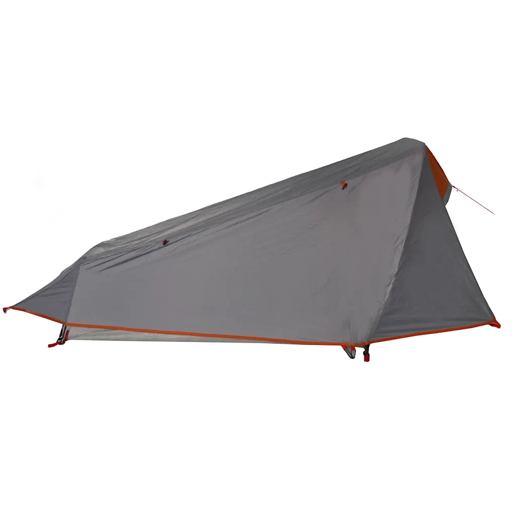 Tenda Campeggio Tunnel 1 Persona Grigia Arancione Impermeabile 94610