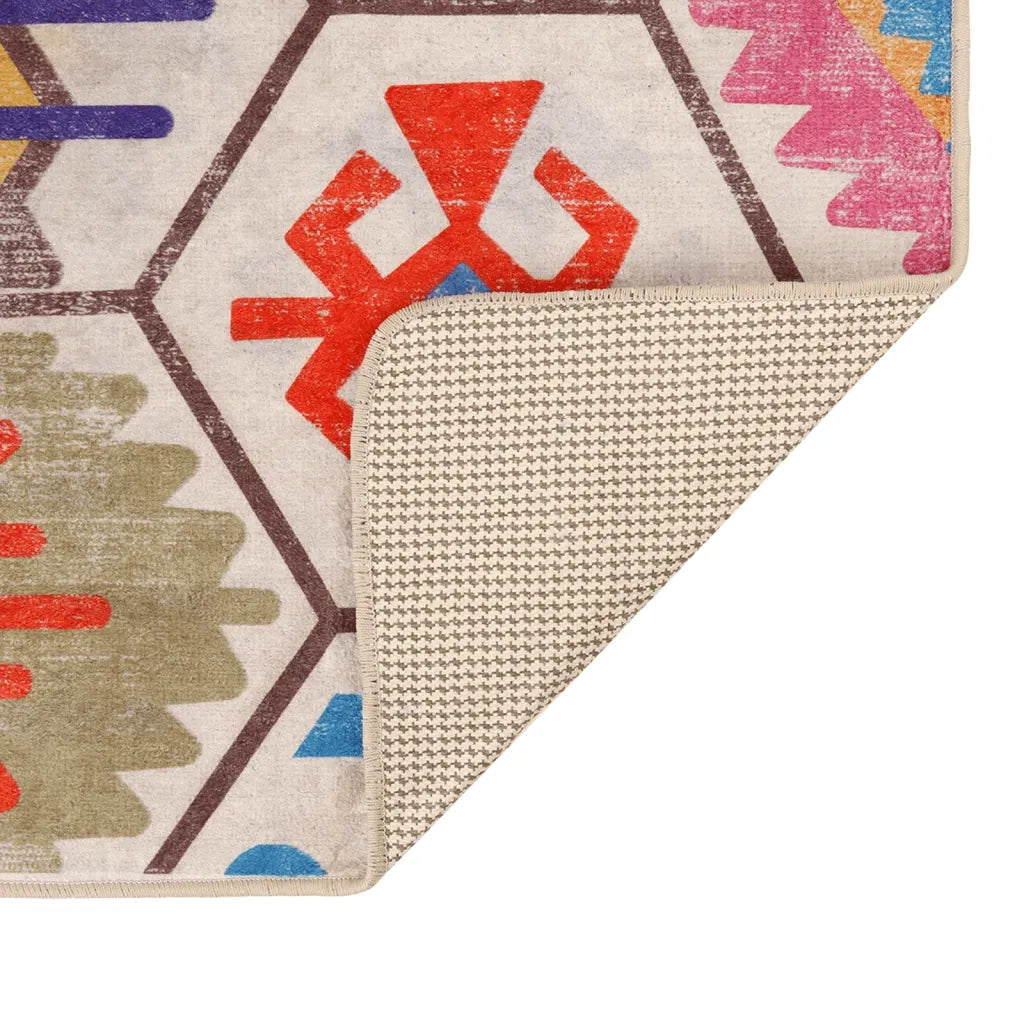 Tappeto Lavabile Multicolore 190x300 cm 136583