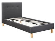 Letto "Elise"-90 x190cm -Grigio