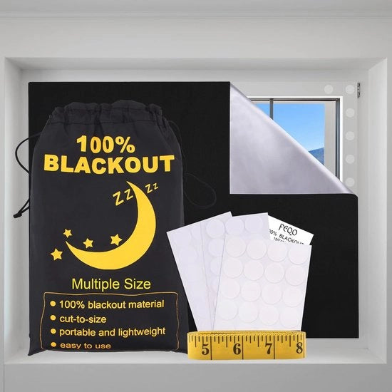 Tendal di oscuramento senza perforazione - 500 x 150 cm - Portatile e multifunzionale