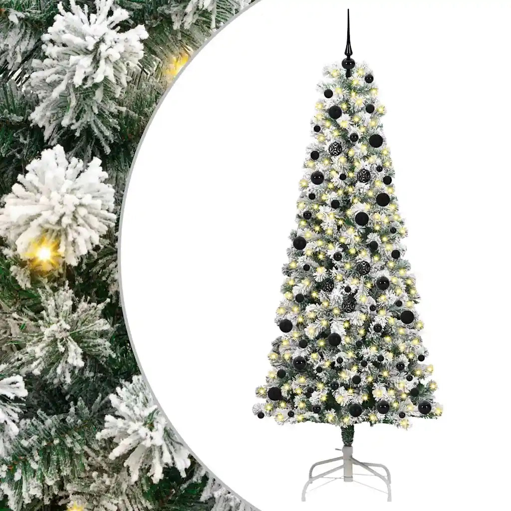 Albero di Natale Artificiale con Rami Pieghevoli 240 cm 3395614