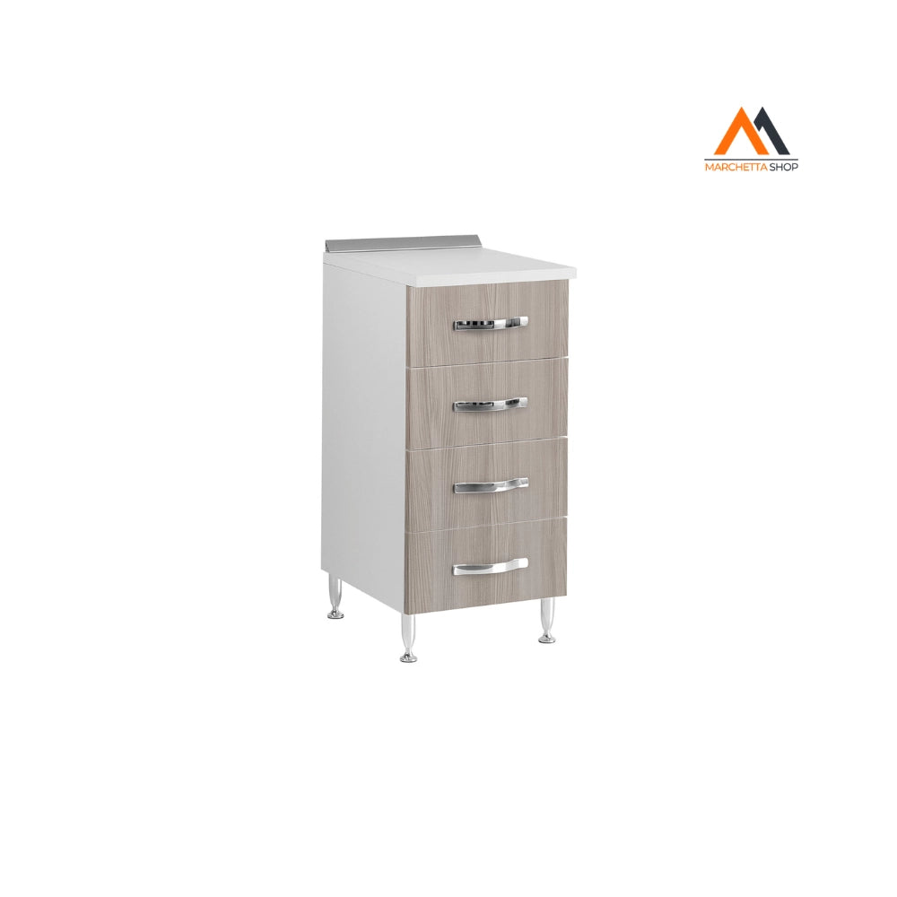 CASSETTIERA PER CUCINE COMPONIBILI L.40 x P.50 x H.85. - col