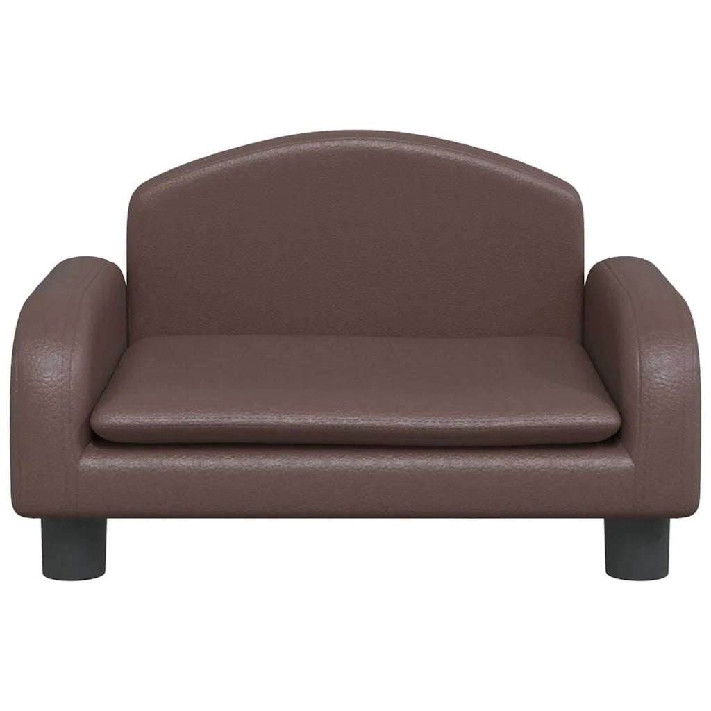 Lettino per Cani Marrone 50x40x30 cm in Similpelle CFW3116393