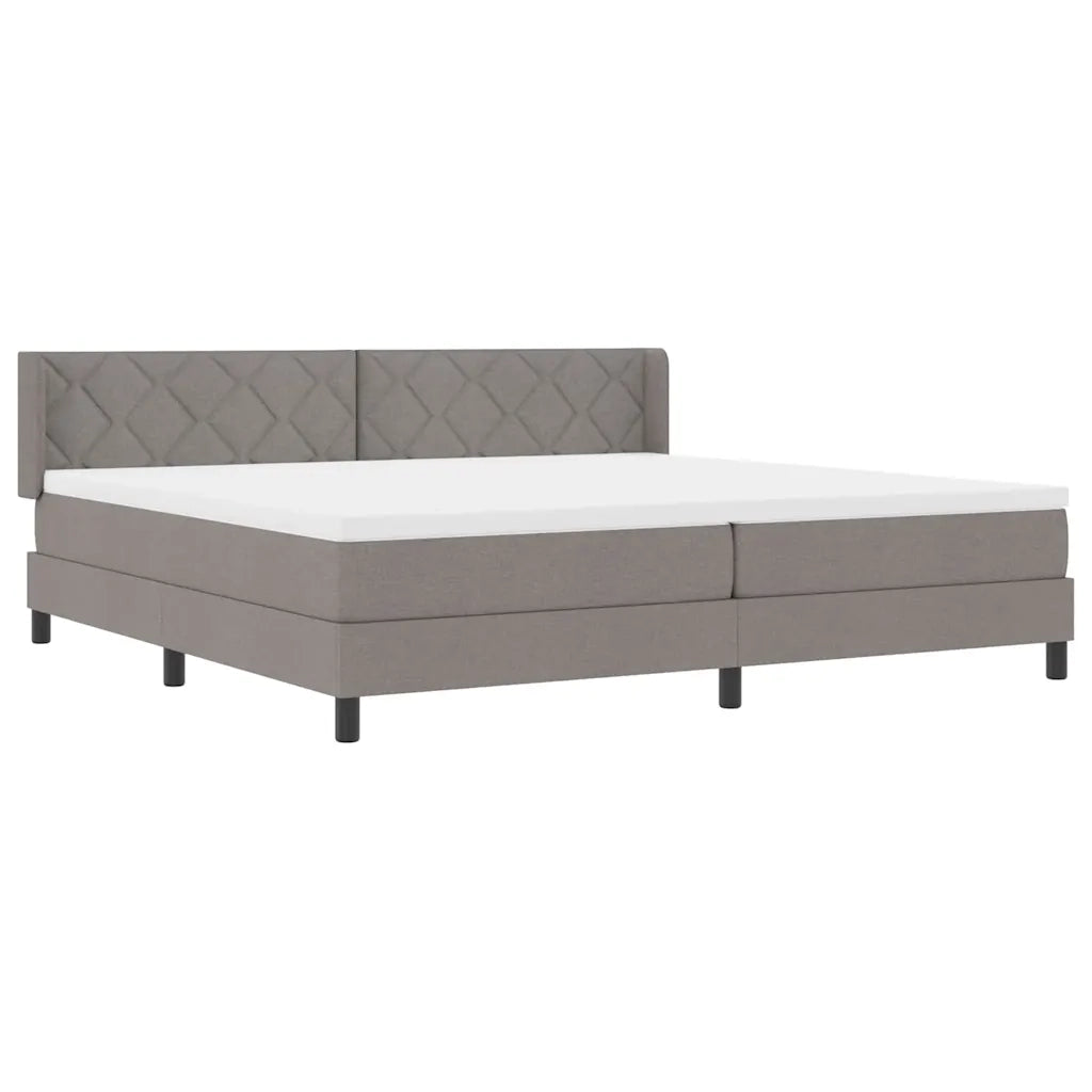 Letto a molle con testiera Talpa 200 x 200 cm Tessuto 3341192