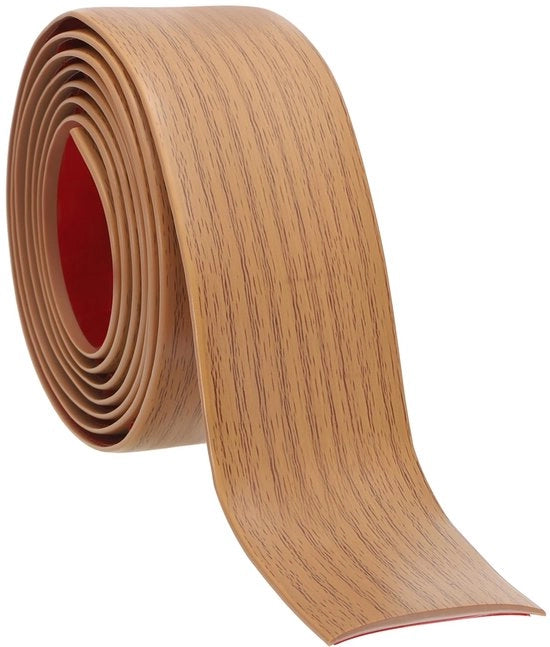 Striscia di transizione autoadesiva per pavimenti - 50 mm x 2 m in finitura a imitazione di legno di quercia gialla