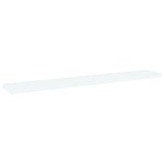 Ripiani per Libreria 4 pz-Scaffale per Libri Bianchi 60x10x1,5 cm Legno Multistrato