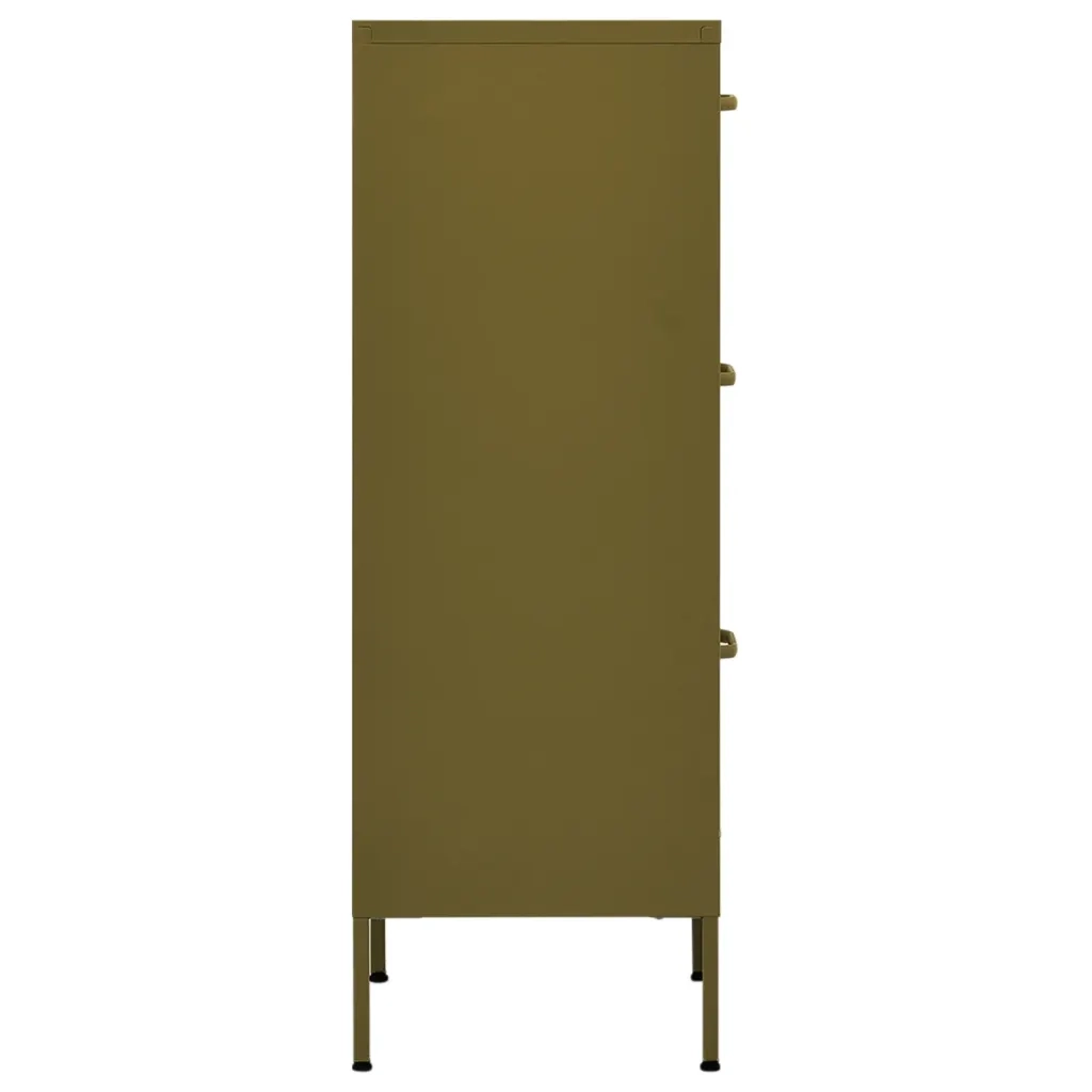 Armadietto Verde Oliva 42,5x35x101,5 cm in Acciaio 336180