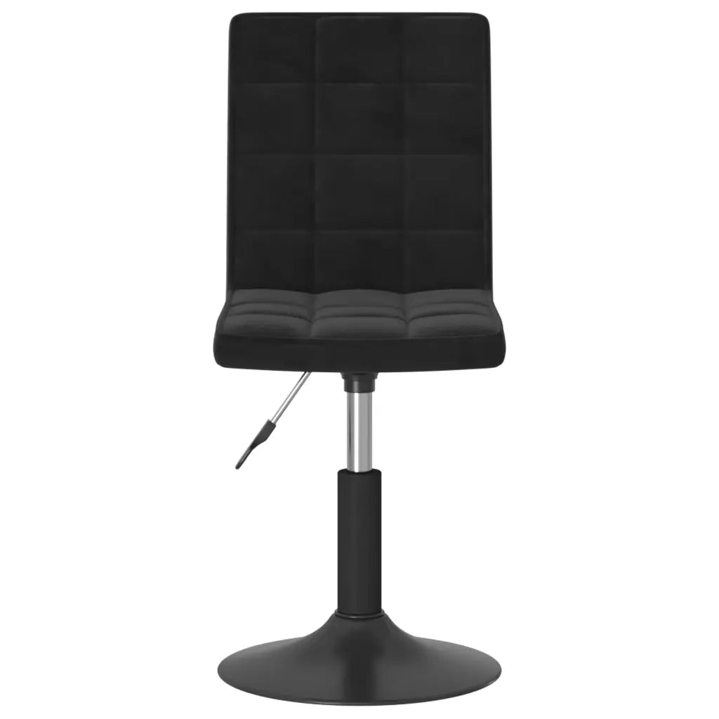 Sedie da Pranzo Girevoli 6 pz Nere in Velluto 3089297