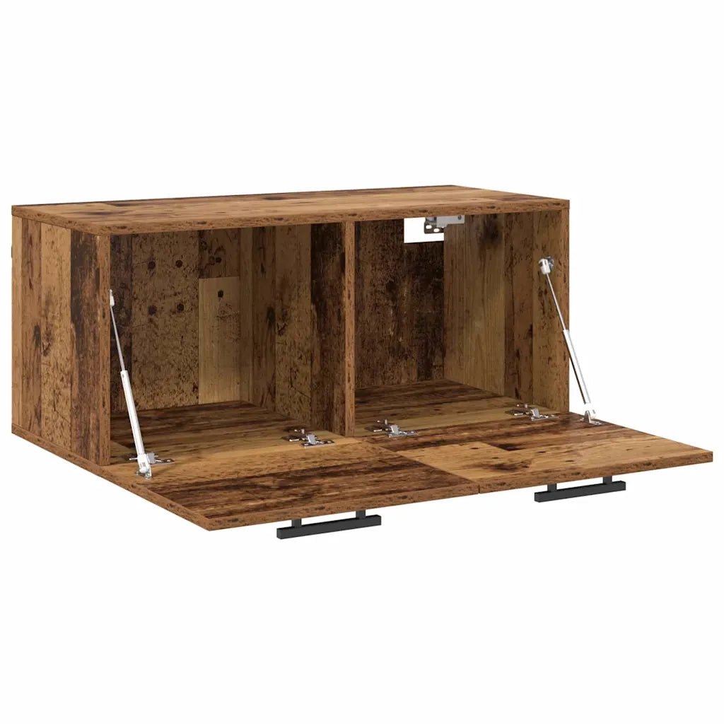 Armadietto a Muro | Mobile a Parete Legno vecchio 80 x 36.5 x 35 cm